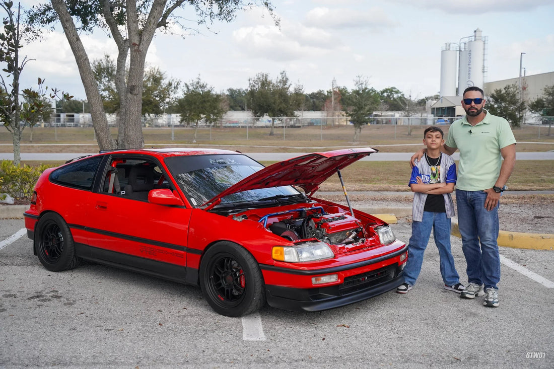 11 Year Old Julian Built this Honda CRX with his Dad!
