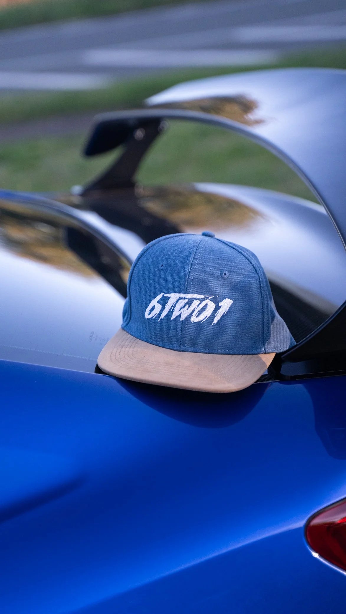 6TWO1 Fright Snapback - Suede Peak - BLUE