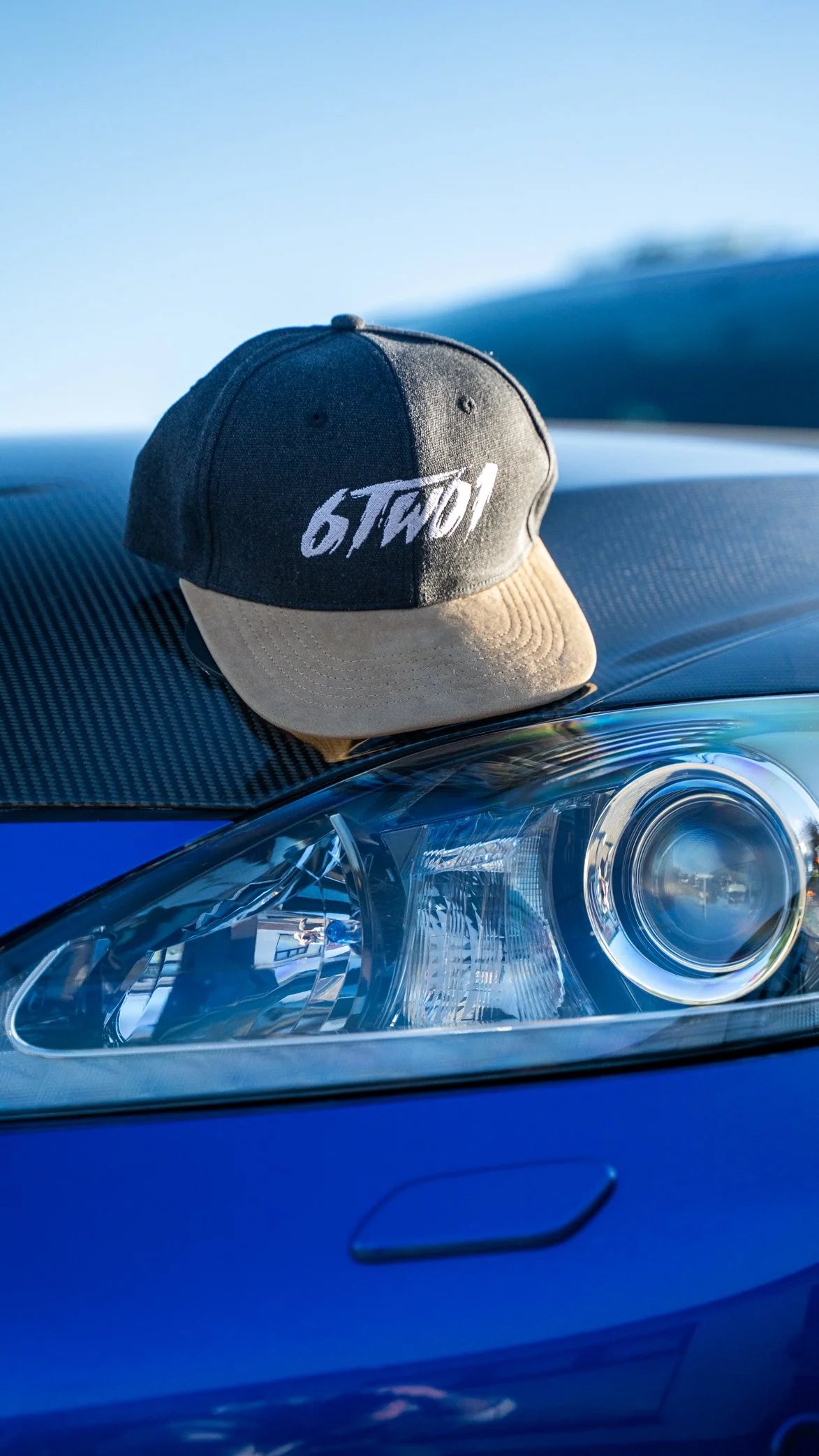 6TWO1 Fright Snapback - Suede Peak - BLACK