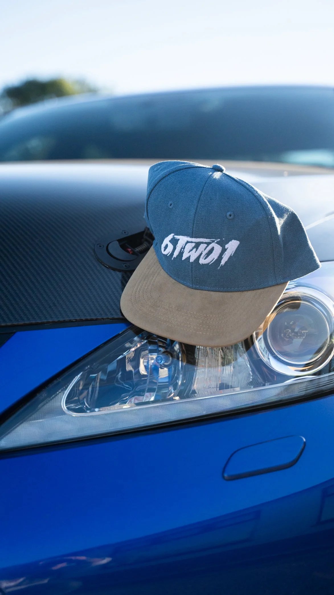 6TWO1 Fright Snapback - Suede Peak - BLUE