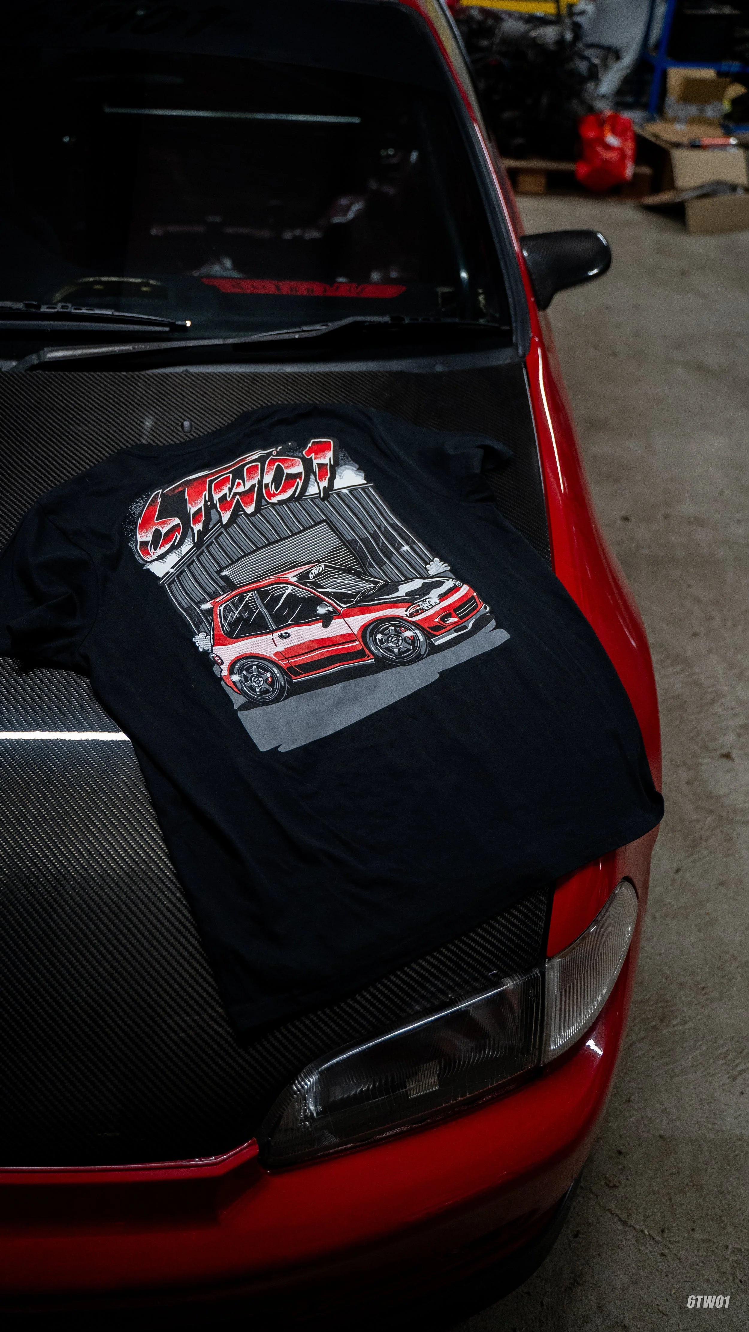 Civic EG6 T Shirt BLACK
