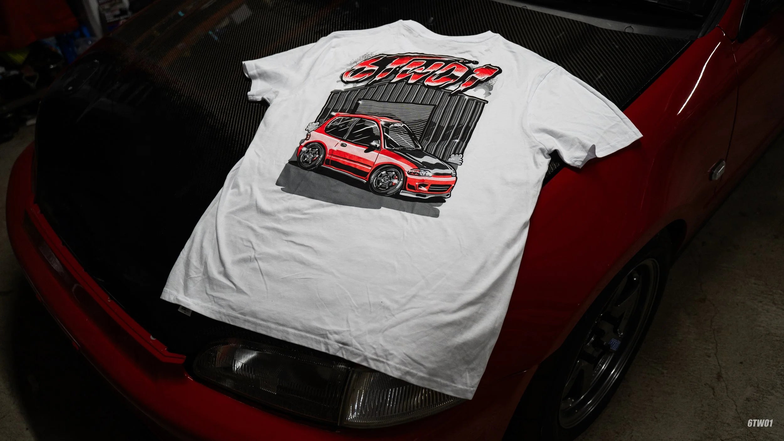 Civic EG6 T Shirt WHITE