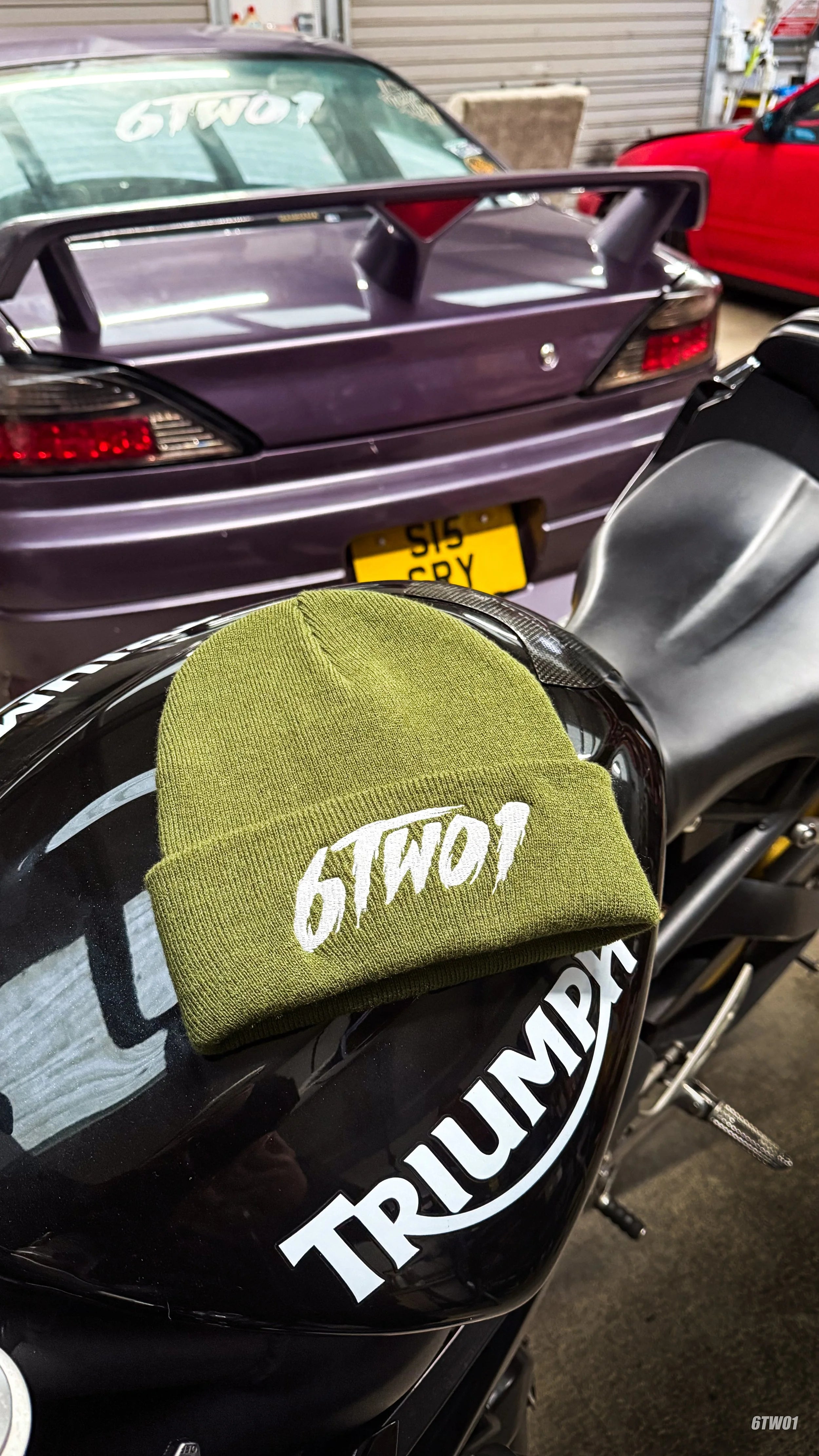 6TWO1 FRIGHT BEANIE KHAKI GREEN